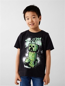 NAME IT Minecraft T-shirt Jom Black